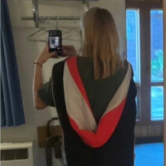 Cotrell Leonard PhD Doctoral Hood Graduation ceremony cowl Regalia Blue white OS - Picture 13 of 13